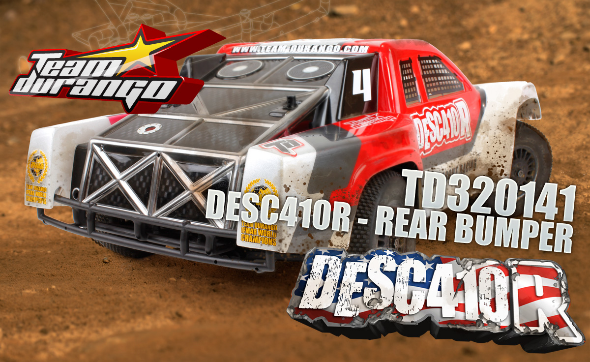 Team Durango DESC410R Full Rear Bumper available now. RC Soup