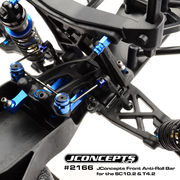 JConcepts - SC10, T4 (F&R) and B4 (rear) anti-roll bar kit.