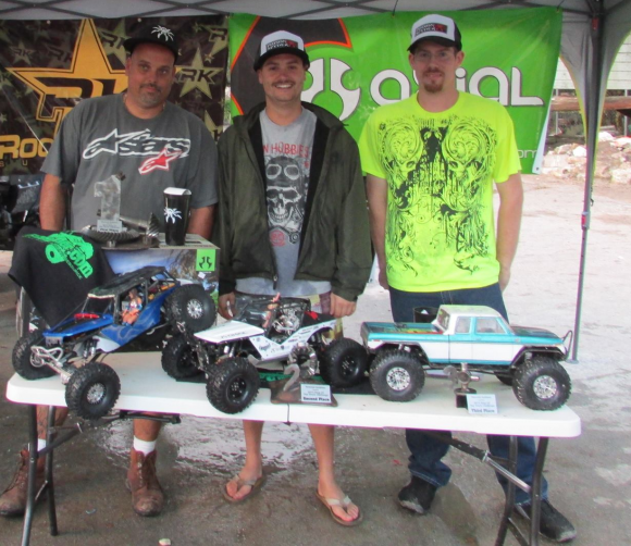 Podium - From Left to Right - 1st David McCarson, 2nd Erik Collins , and 3rd Clint Baxley