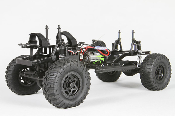 ENDURANCE IS KEY The SCX10™ includes a rock solid, proven durable transmission with a protective cover to keep dirt and debris out of your pinion and spur gear and a dual slipper clutch that allows the motor to work more efficiently which greatly enhances the durability of the drivetrain. The realistic high strength c-channel chassis frame is made of durable steel with cross bracing for reinforcement and is held together with all hex hardware.