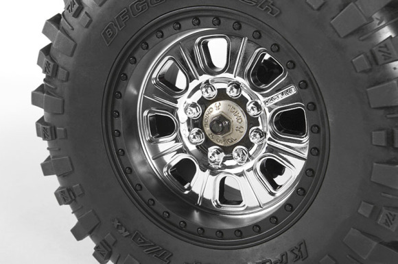3.8 RACELINE MONSTER WHEELS Raceline is by far the most popular wheel for extreme off-road duty. Their ability to stand up to the abuse demanded by the full-size racer and their show quality finish is second to none. The officially licensed Raceline Monster gives the Yeti XL™ that authentic racing look as well as providing the strength to handle whatever you can dish out! With a name like Monster, you know this Raceline wheel is ready to bash! Wheel Size: 96mm (3.8") diameter 