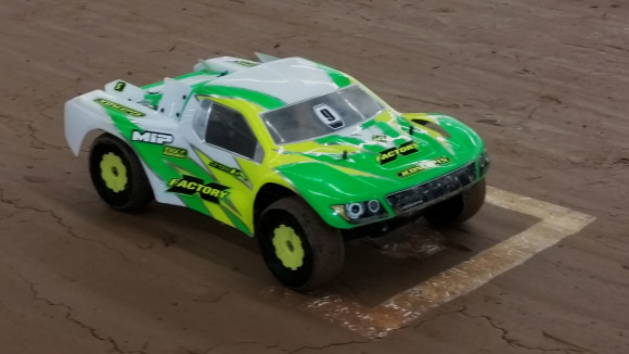 Alex Krieg’s SCX – 61 on the A Main grid