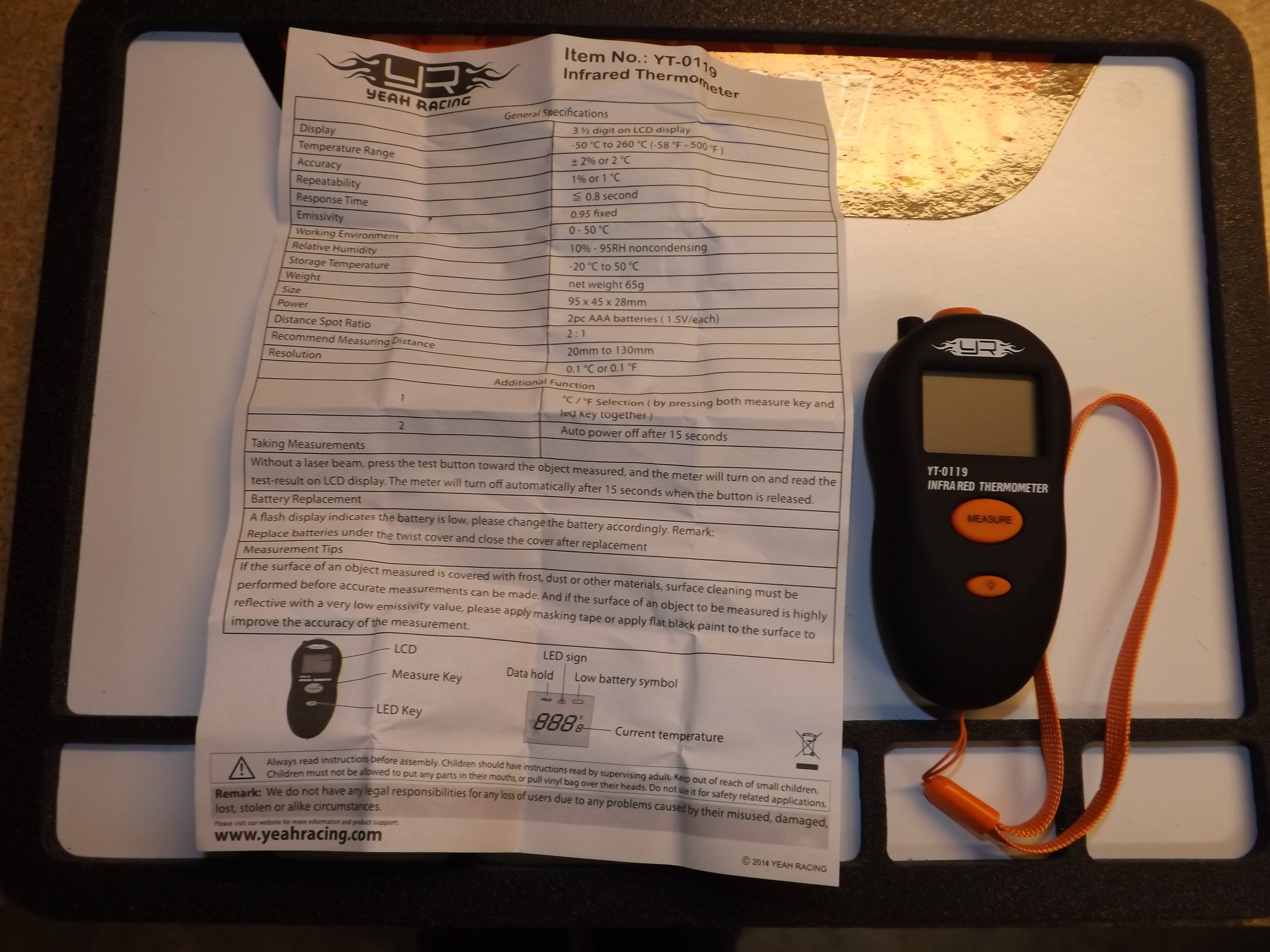 Exo terra infrared thermometer (temperature gun) review 