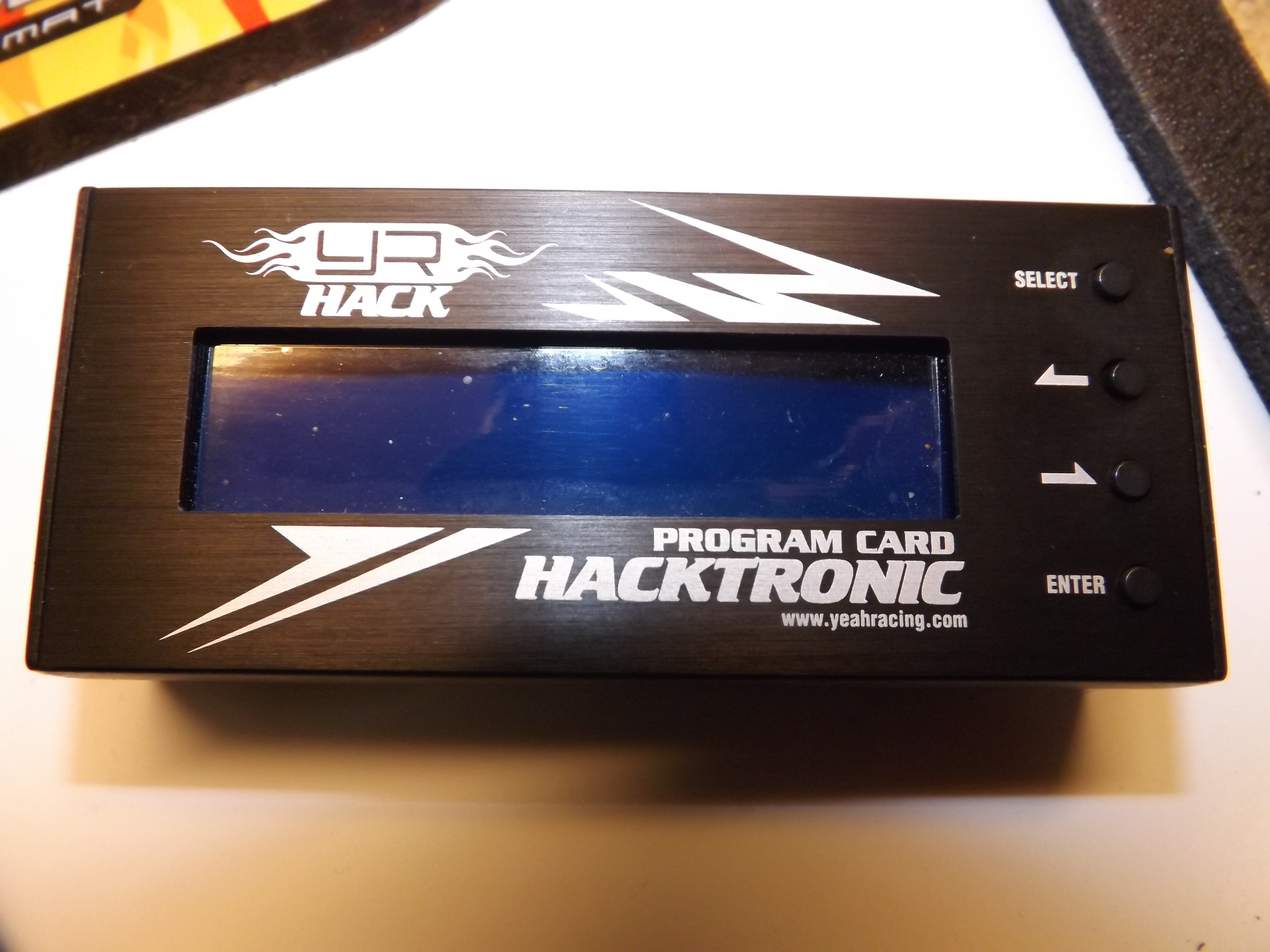 Hacktronic 120 AMP ESC and Programming Box from Yeah Racing